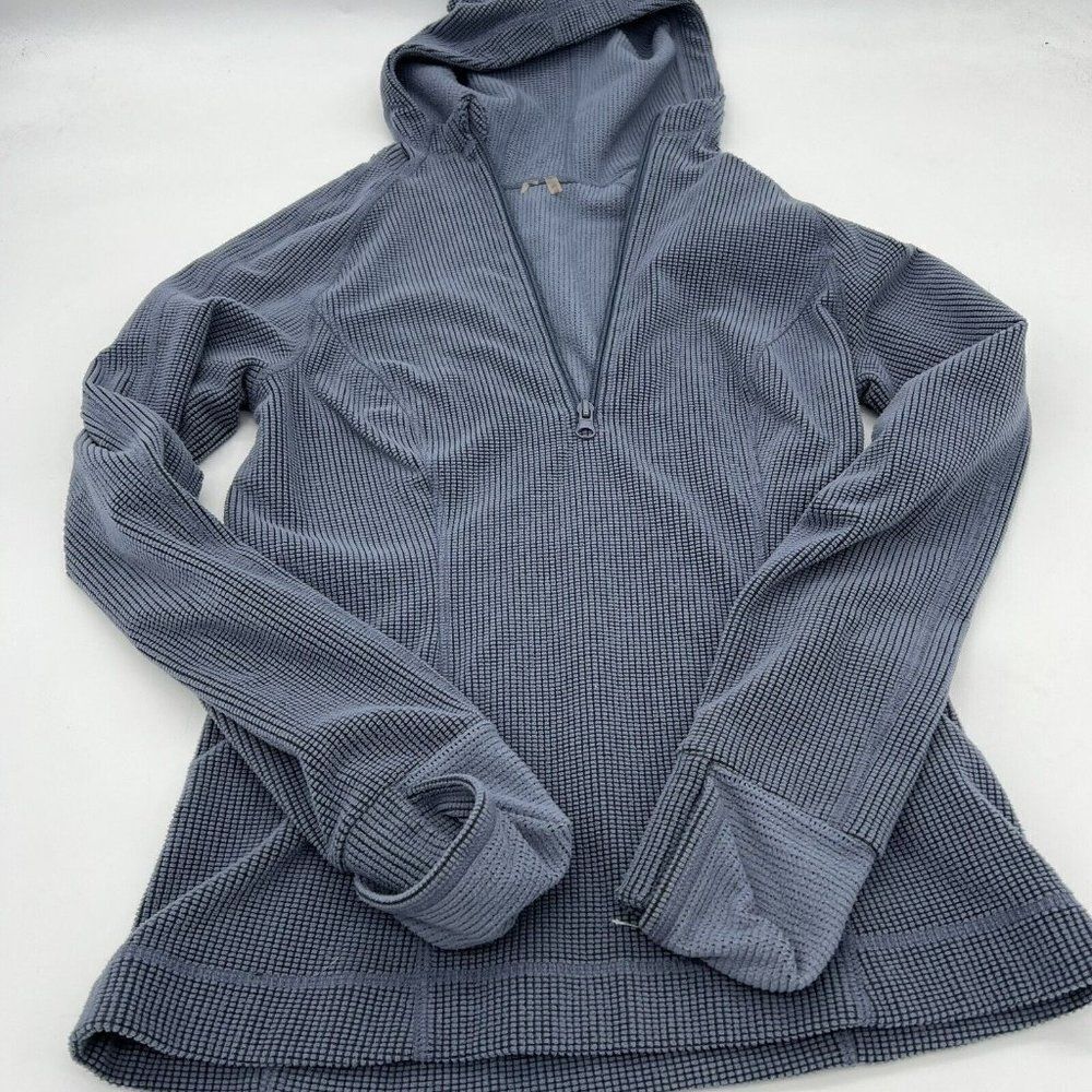 Zella 1/4 zip purple fleece pullover XS